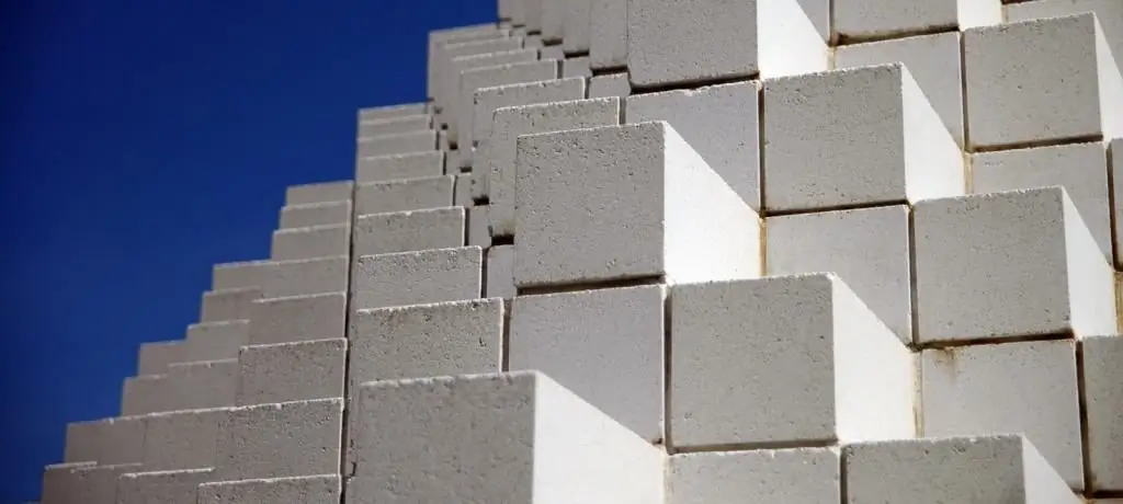 Aerated concrete blocks