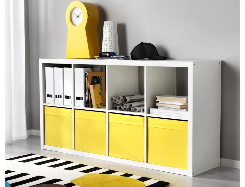 callax shelving yellow