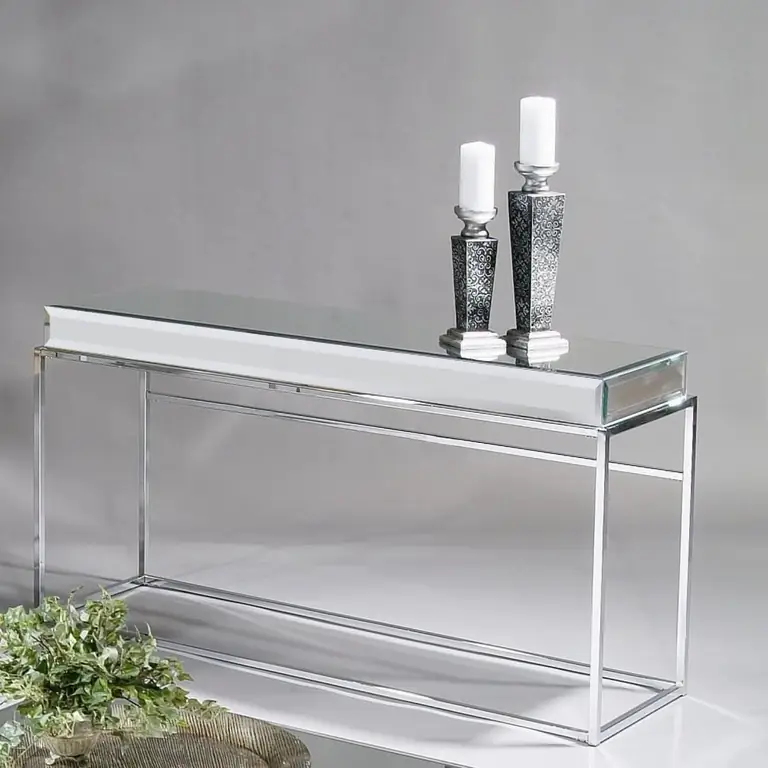 Compacte spiegelconsole