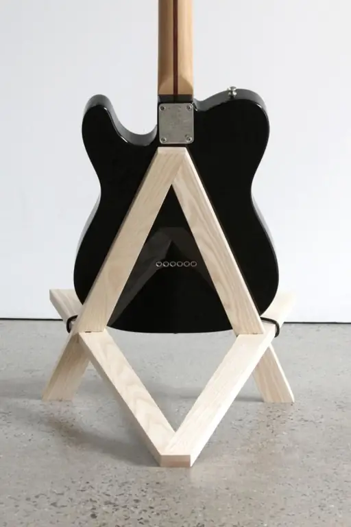 suporte de guitarra faça você mesmo