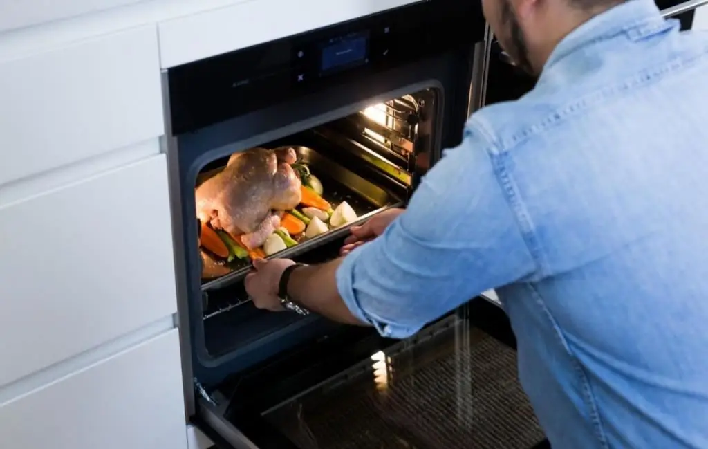 Cooking in the oven