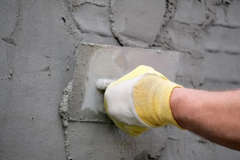 preparation of brick surfaces for plastering