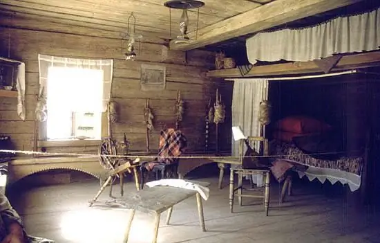 Village house interior