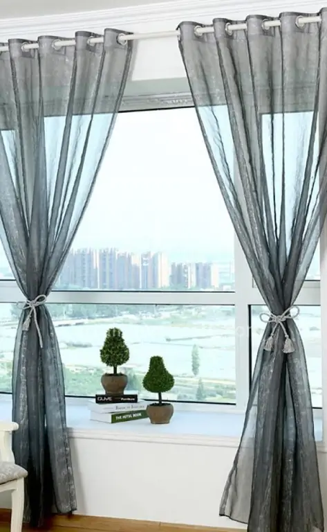 Organza curtains