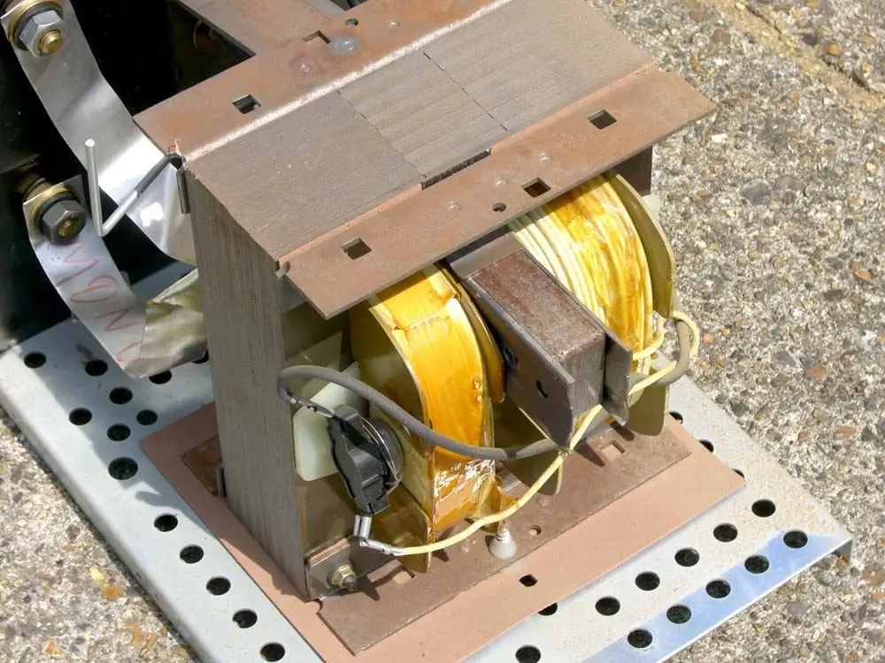 Welding transformer device