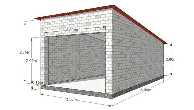 brick garage foundation