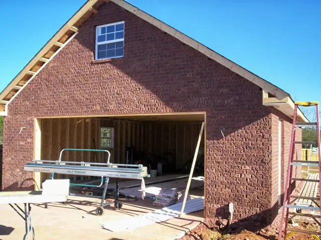 solid brick garage