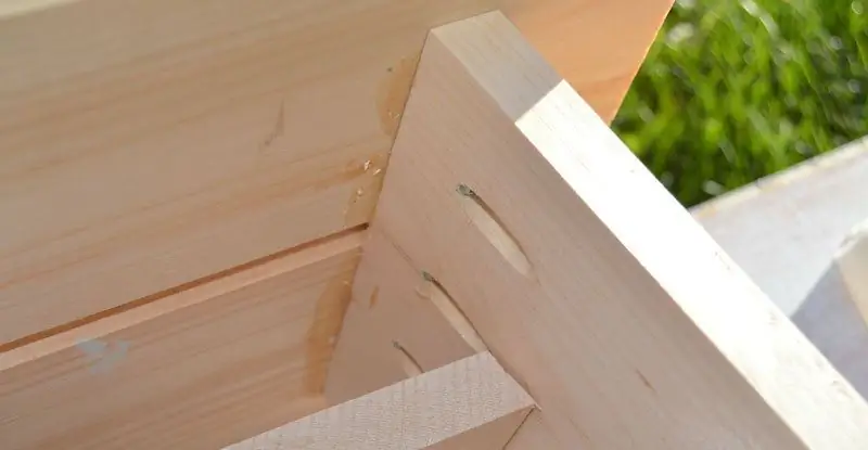 photo de chaise échelle en bois à faire soi-même