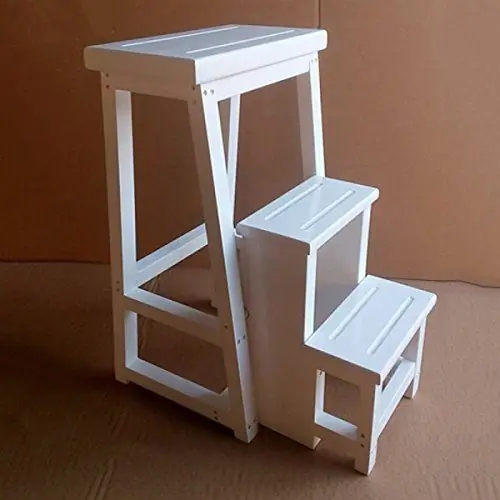 kung paano gumawa ng isang stepladder chair gamit ang iyong sariling mga kamay