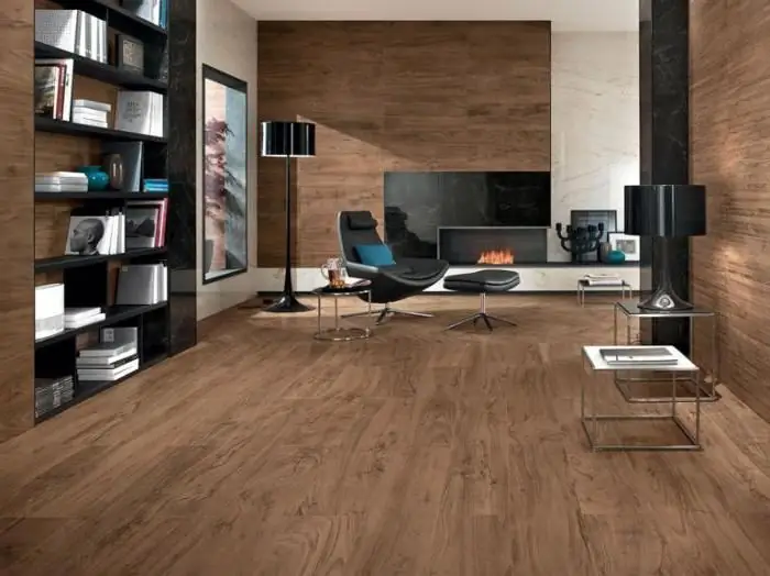 wood effect porcelain stoneware floor