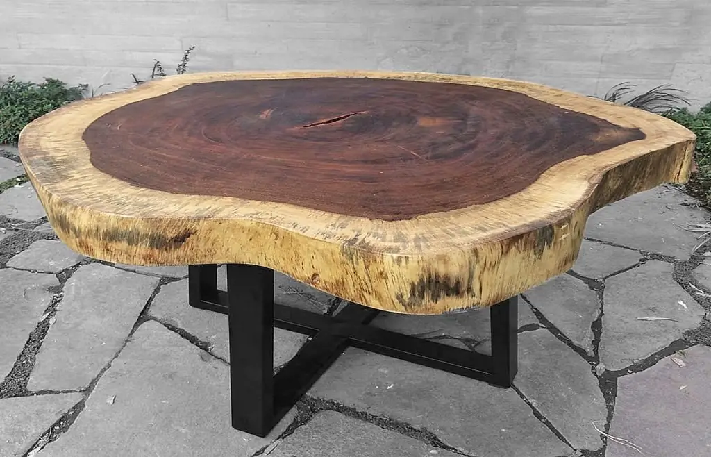 solid wood table