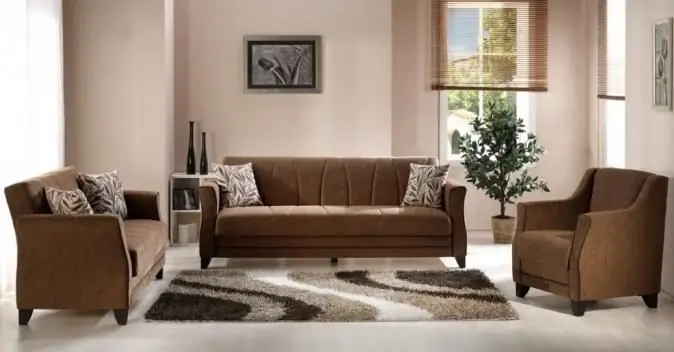 Wohnzimmer in Beige