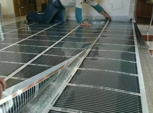 how to install infrared underfloor heating under laminate flooring