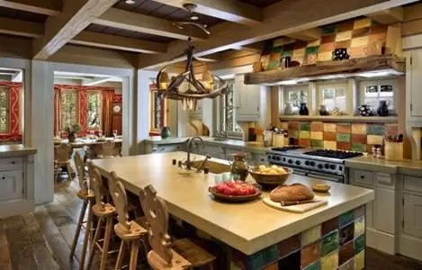 chalet style kitchen photo