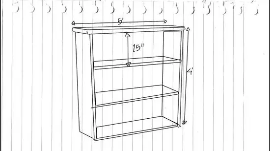 shelf drawing