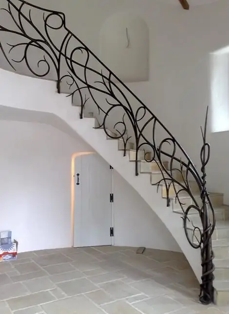 metal stair railing