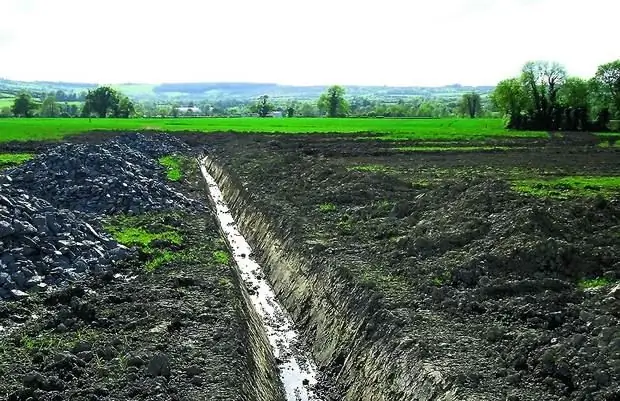 odvodňovací příkop